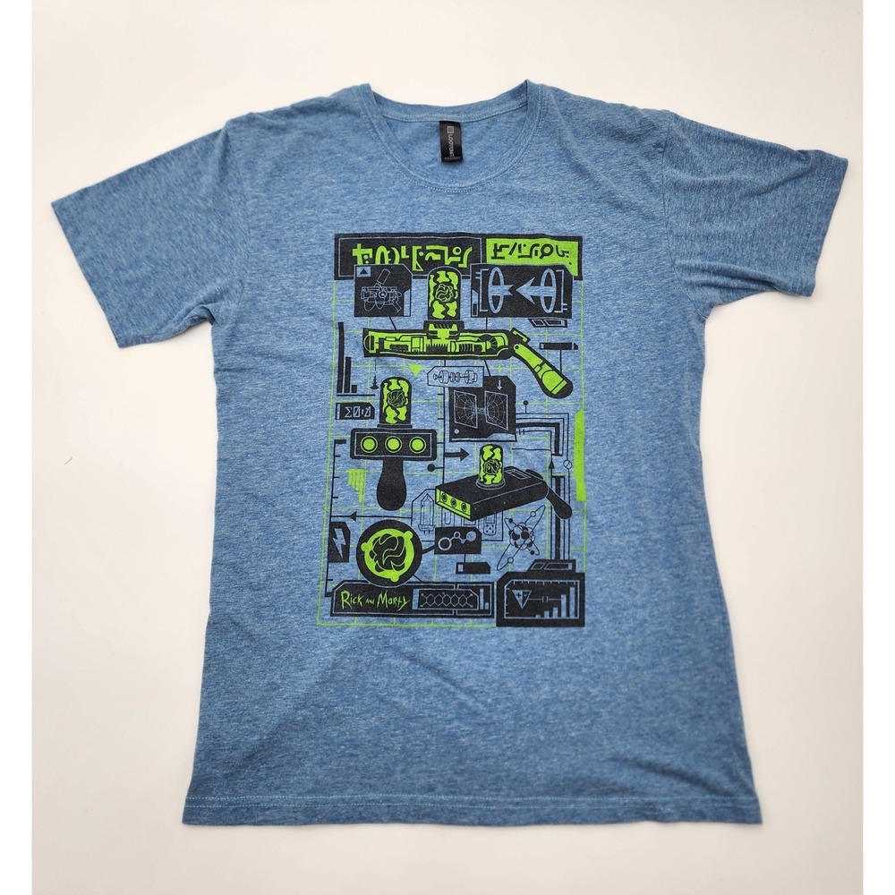 Rick and Morty Portal Gun Men's T-Shirt -‎ Loot Crate Exclusive - Size Medium